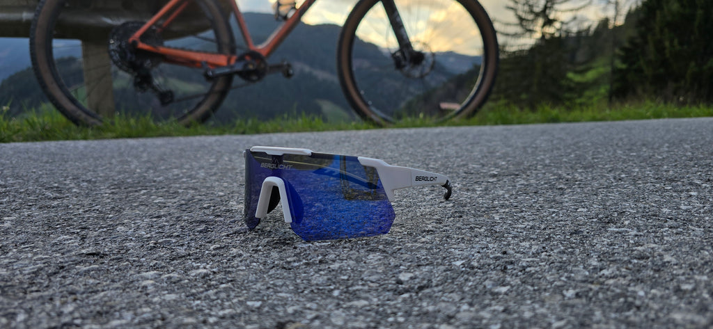 Sport-Sonnenbrille Berglicht blau