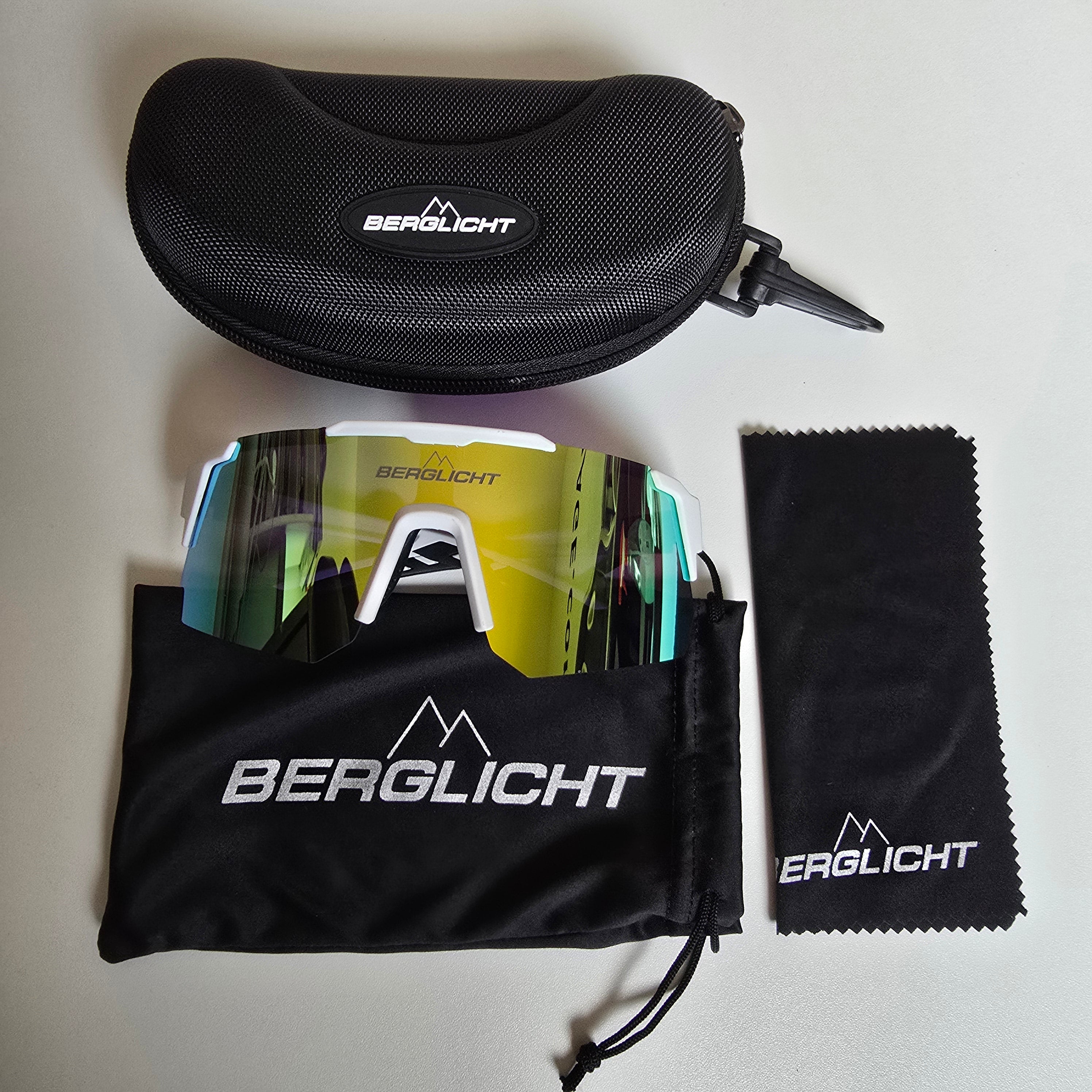 Sport Sonnenbrille Berglicht gelb grün
